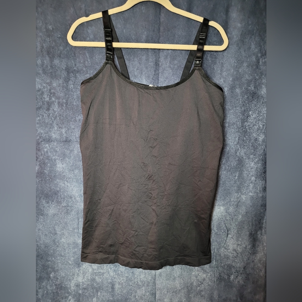 Bravado Black Women's Nursing Camisole Top